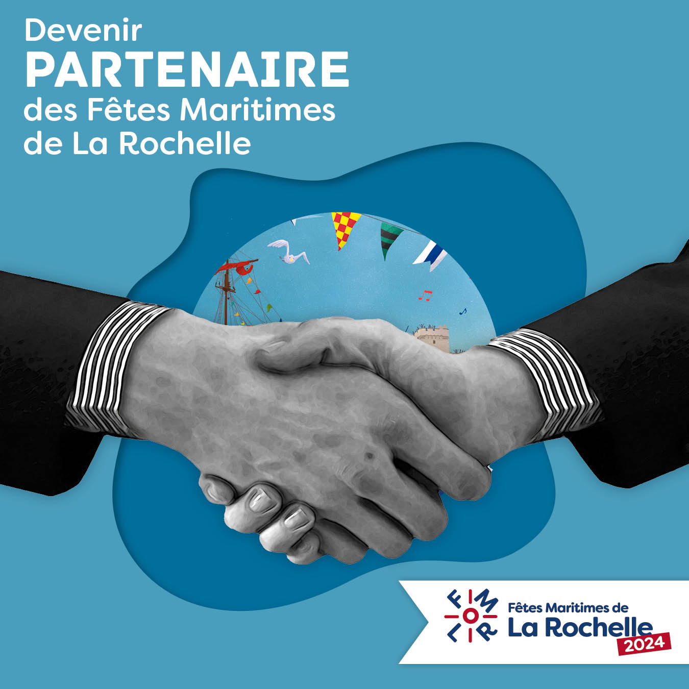 Devenir partenaire des Fêtes Maritimes de La Rochelle 2024
