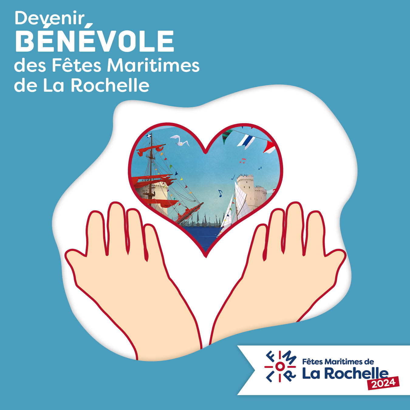 Que faire pour rejoindre l'équipe de bénévoles des Fêtes Maritimes de La Rochelle ?