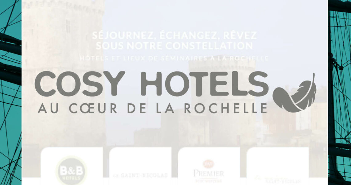 Cosy hôtels, partenaire des Fêtes Maritimes de La Rochelle 2024