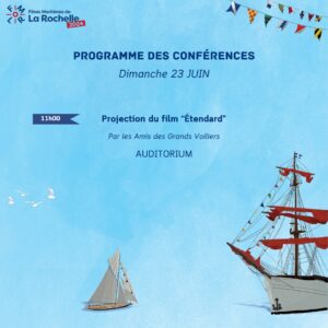 Projection du dimanche 23 juin aux Fêtes Maritimes de La Rochelle 2024